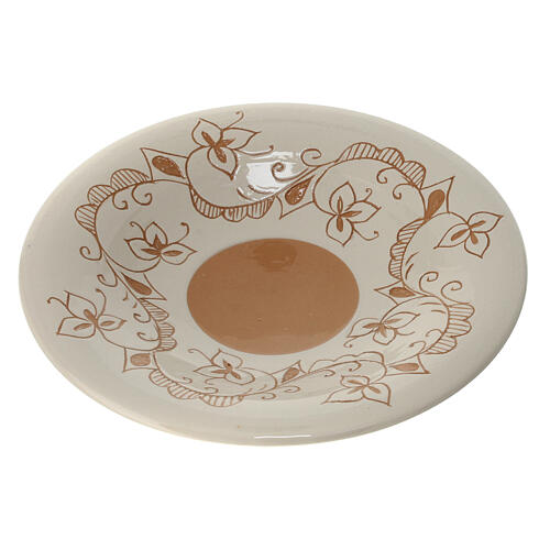 Complete mass service in Deruta ceramic with floral decoration 6