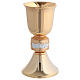Chalice and ciborium with Last Supper bicoloured node s2