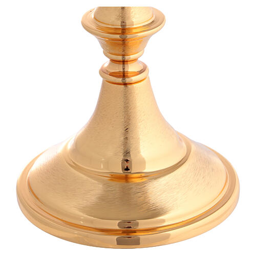 Chalice and ciborium brushed effect gold-plated nickel-plated 4