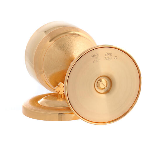 Chalice and ciborium brushed effect gold-plated nickel-plated 8