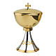 Molina chalice and ciborium with enamel base and gilded brass motif of intertwined thorns s3