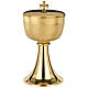 Smooth Golden Brass Chalice and Ciborium with Matte Cup, Molina s3