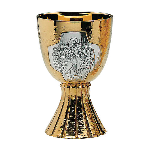 Last Supper Chalice and Paten with silver inner cup, Molina 1