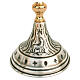Chiselled chalice and ciborium with cross and Lamb of God s2