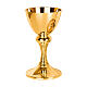 Set Eucharistie Molina décor torsadé laiton doré s2