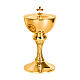 Set Eucaristia Molina decoro torciglione ottone dorato s3