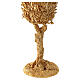 Cálice árvore de oliveira latão banhado a ouro 18 kt 26x11 cm Pical Arte s4
