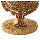 Ciborium olive tree with emerald crystals 18K gold-plated brass, Pical Arte s5