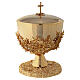 Ciborium olive tree with emerald crystals 18K gold-plated brass, Pical Arte s6
