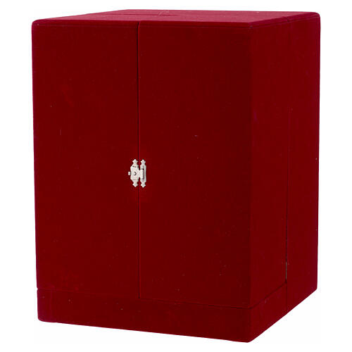 Calice, ciboire et patène modèle grappe de raisin avec cristaux galvanisation or 18K Pical Arte 18