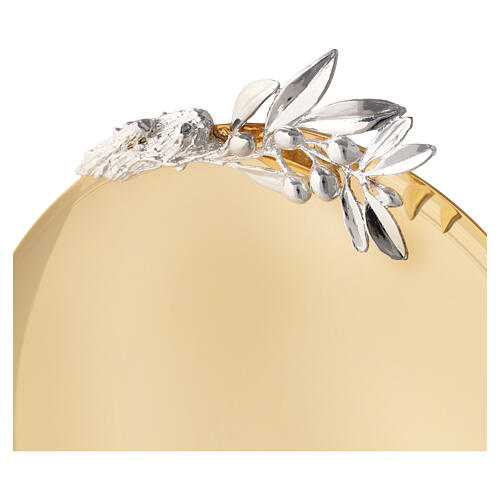 Bicolor Olive Tree Altar Paten 18 cm, 925 Silver-Plated Pical Arte 3