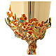 Alveolo chalice, ciborium and paten with bees, 18 kt gold-plated brass, Pical Arte s3