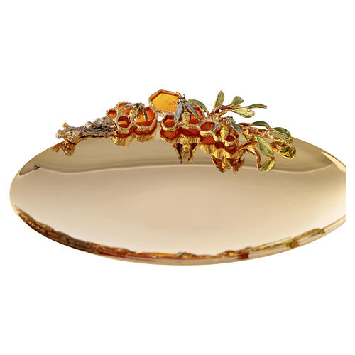 Calice, ciboire et patène modèle Alveolo en laiton plaqué or 18 kt Pical Arte 6