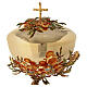 Chalice, ciborium and paten with bees, 18 kt gold-plated brass Alveolo model, Pical Arte s5
