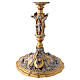 Bicolour chalice and ciborium in gold and silver with Saints and Theological Virtues s12
