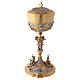 Bicolor Chalice and Ciborium in Gold and Silver with Saints and Theological Virtues s11