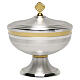 Chalice and Ciborium in silver-plated brass with smooth design s4