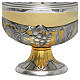 Bicolour chalice and ciboria, hand‑chiseled with grapes and wheat ears s4
