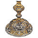Chalice and Ciborium, Baroque-style with Gospel Scenes s4