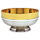 Low paten without lid with satin undercup, silver‑plated brass s1