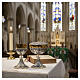 Chalice and Ciborium for Concelebration Chiseled with Lapis Lazuli and Crystal Knop s2