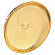 Gilded paten with hand‑chased grapevine decoration s3