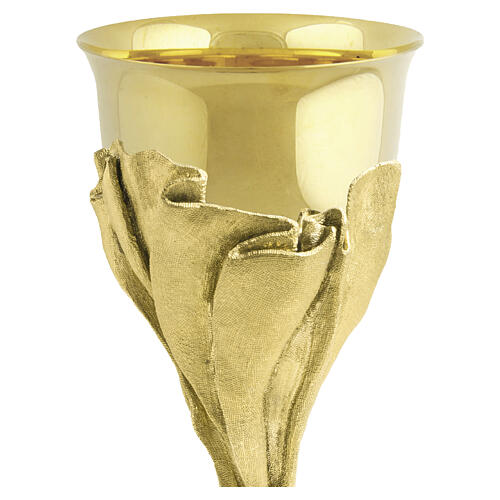 Chalice, CARTIGLIO model, gold-plated brass, Pical Arte Creazioni 2