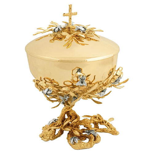 Ensemble liturgique ALVEOLO plaqué or 18K et abeilles en argent Pical Arte Creazioni 3