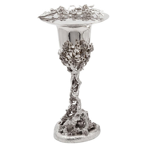 Ensemble liturgique ALVEOLO en laiton plaqué argent avec abeilles plaquées or 18K Pical Arte 2