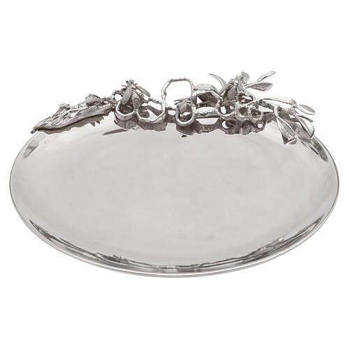 Ensemble liturgique ALVEOLO en laiton plaqué argent avec abeilles plaquées or 18K Pical Arte 7