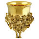 Calice mod. UVA plaqué or 18 kt base pierre d'Assise Pical Arte Creazioni s2