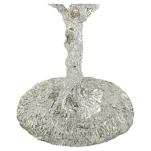 ULIVO silver-plated Chalice, stone-effect base, Pical Arte Creazioni 3