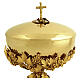 Ciborium, Grape and Leaf Decoration, 18kt Gold-Plated, 140 mm, Pical Arte Creazioni s2