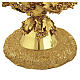 Ciborium, Stone-Effect Base, GRAPE and LEAVES Decor, Pink Crystals 14 mm, Pical Arte Creazioni s3