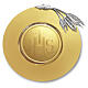 Paten, Three Wheat, 18Kt gold-plated with silver-plated wheat ears, JHS, Pical Arte Creazioni s1