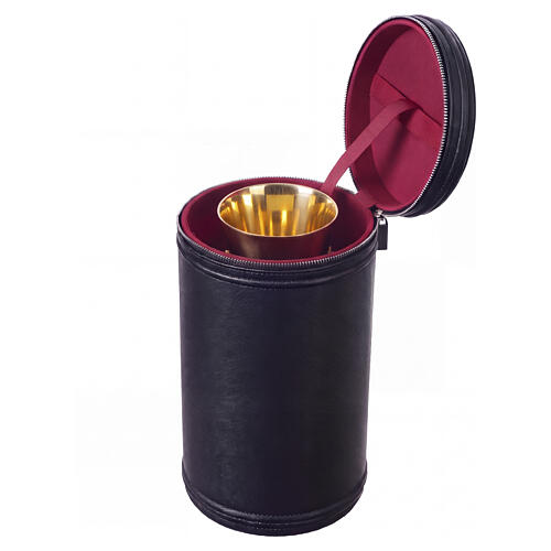 Borsa calice similpelle nera 28 cm 2
