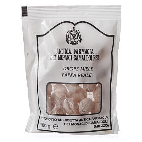 Caramelle, dolciumi: Caramelle drops miele e pappa reale 100 gr