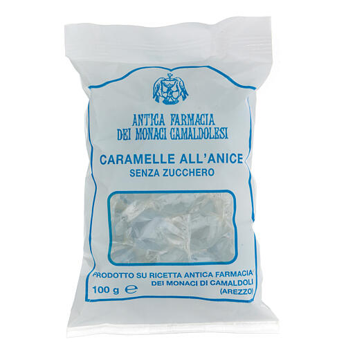 Cukierki z Anyżem BEZ CUKRU, 100 g, Camaldoli 1