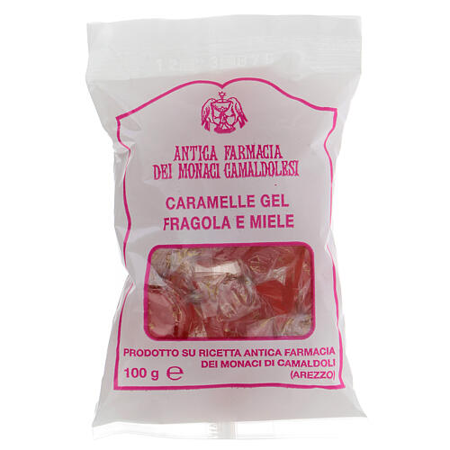 Caramelos gel fresa y miel 100 g Camaldoli 1