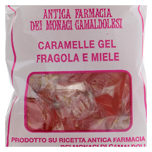 Caramelle gel fragola e miele 100 g Camaldoli 2