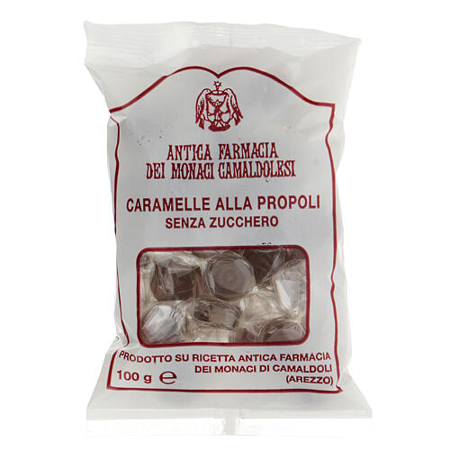 Caramelos de propóleo SIN AZÚCAR 100 gr Camaldoli 1