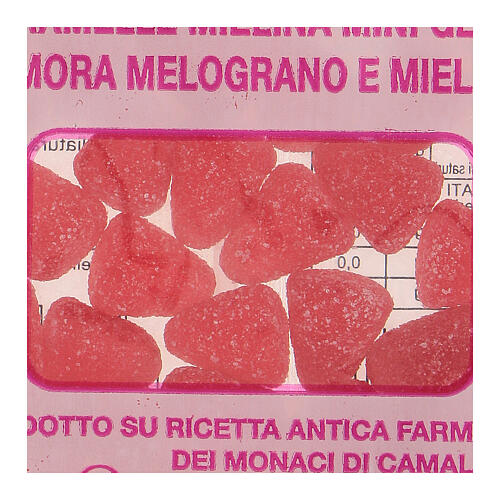 Cukierki żelowe granat jeżyna miód 100 g, Camaldoli 2