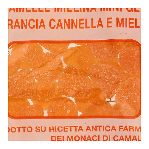 Cukierki żelowe pomarańcza cynamon i miód 100 g, Camaldoli 2