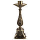 Candle holder in decorated bronze s4