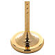 Candlestick Menorah in gold-plated brass with 7 flames s6
