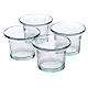 Replacement for tree candle holder, transparent glasses s1