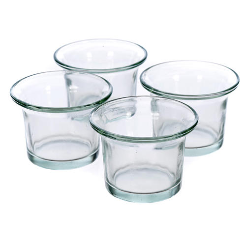 Replacement for tree candle holder, transparent glasses 1