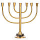 Candle holder in brass with 7 flames H35cm s1