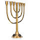 Candle holder in brass with 7 flames H35cm s2