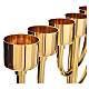 Candle holder with 7 flames H35cm, made of brass s4